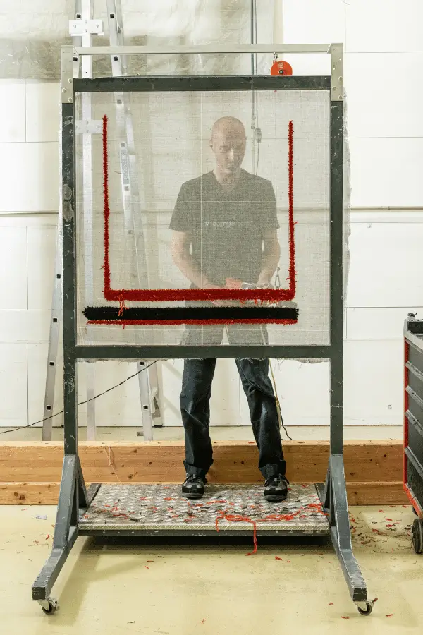 industrial-rug-tufting-frame tufting frame