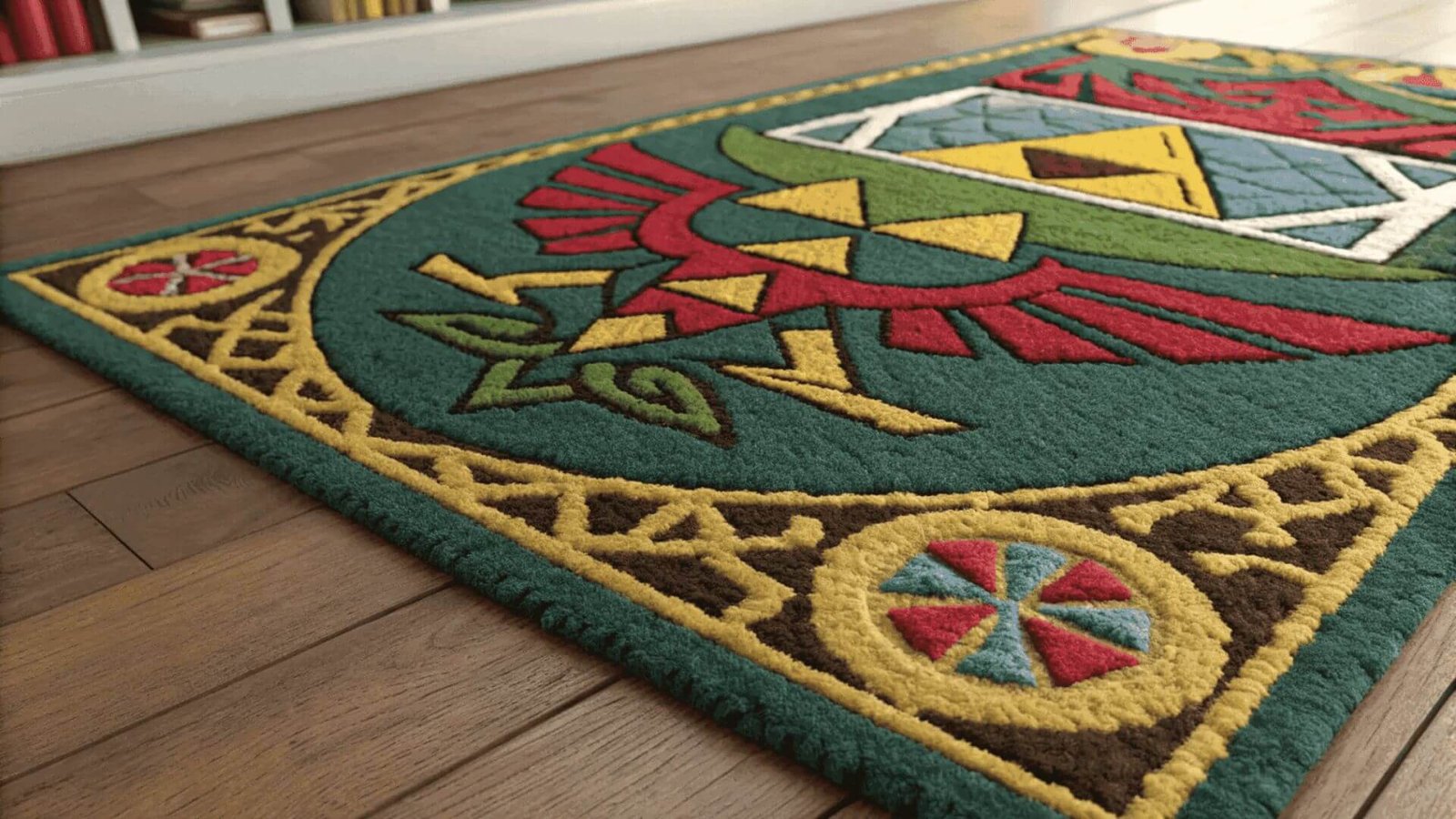 learn to tuft finished zelda inspired rug