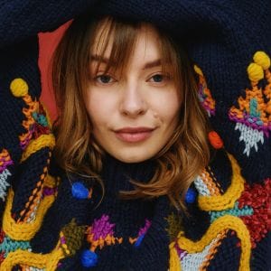 cozy knit sweater 