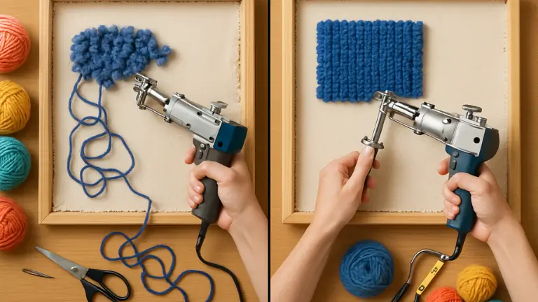 beginner rug tufting mistakes