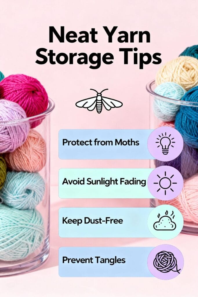 yarn storage ideas top tips 