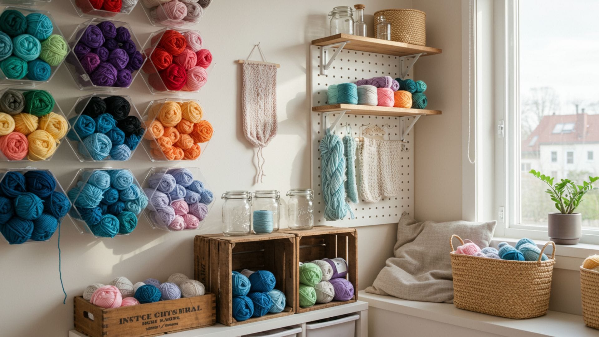 creative yarn storage ideas for small spaces