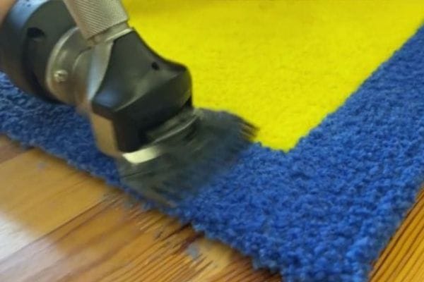 Cutting down the rug