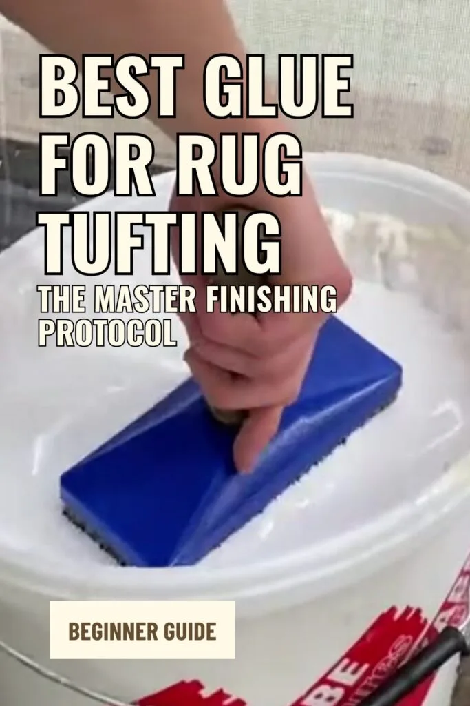 best glue for rug tufting Pin
