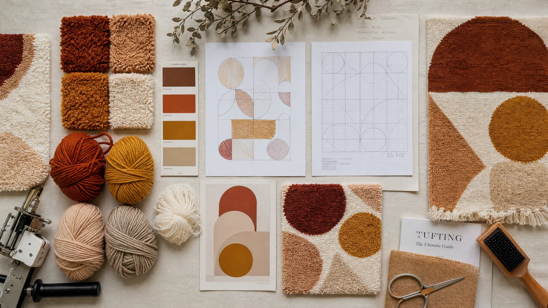 pattern-inspiration-cMrv9gfTz69o9Hg46KBNit rug tufting patterns, tufting yarn and tools