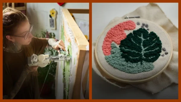 rug tufting vs punch needle